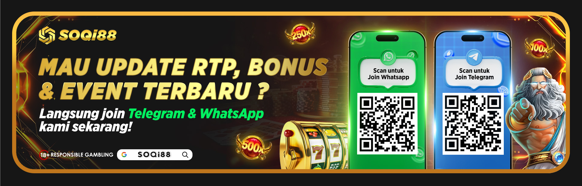 INFO Channel whatsapp dan telegram 