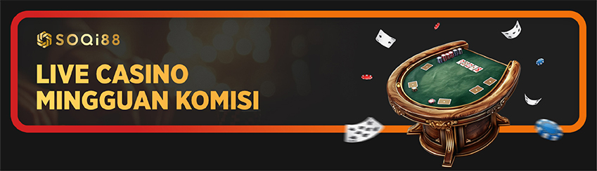 Komisi Mingguan Live Casino